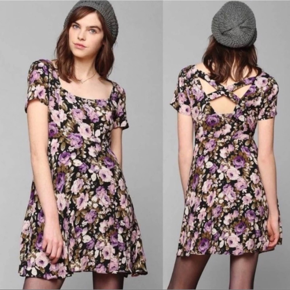 Kimchi Blue Floral Babydoll Dress